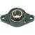 PRUCFL207 2-Loch Flanschlager