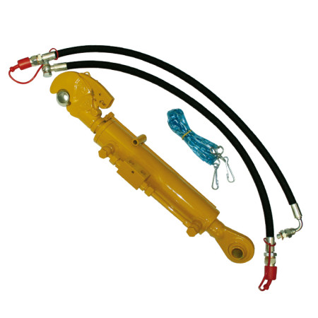 Hydraulischer Oberlenker gelb mit CBM Fanghaken Kat. 2, 580 - 820 mm