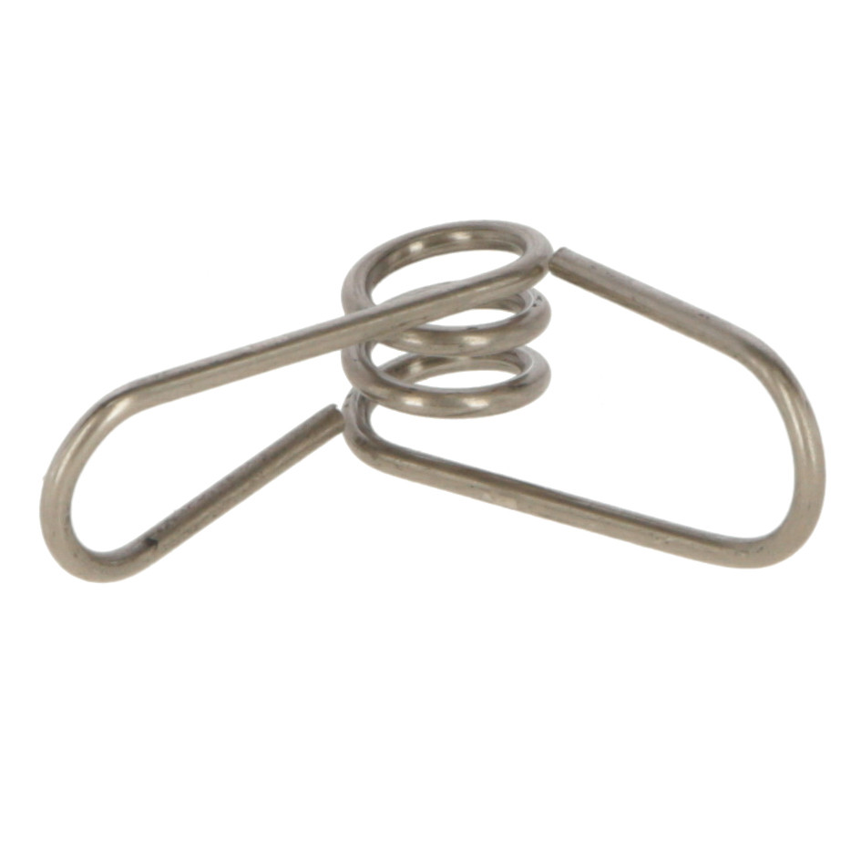 Metallclips Niro für Rund-Fiberglaspfahl bis ø 10 mm, 30 Stück