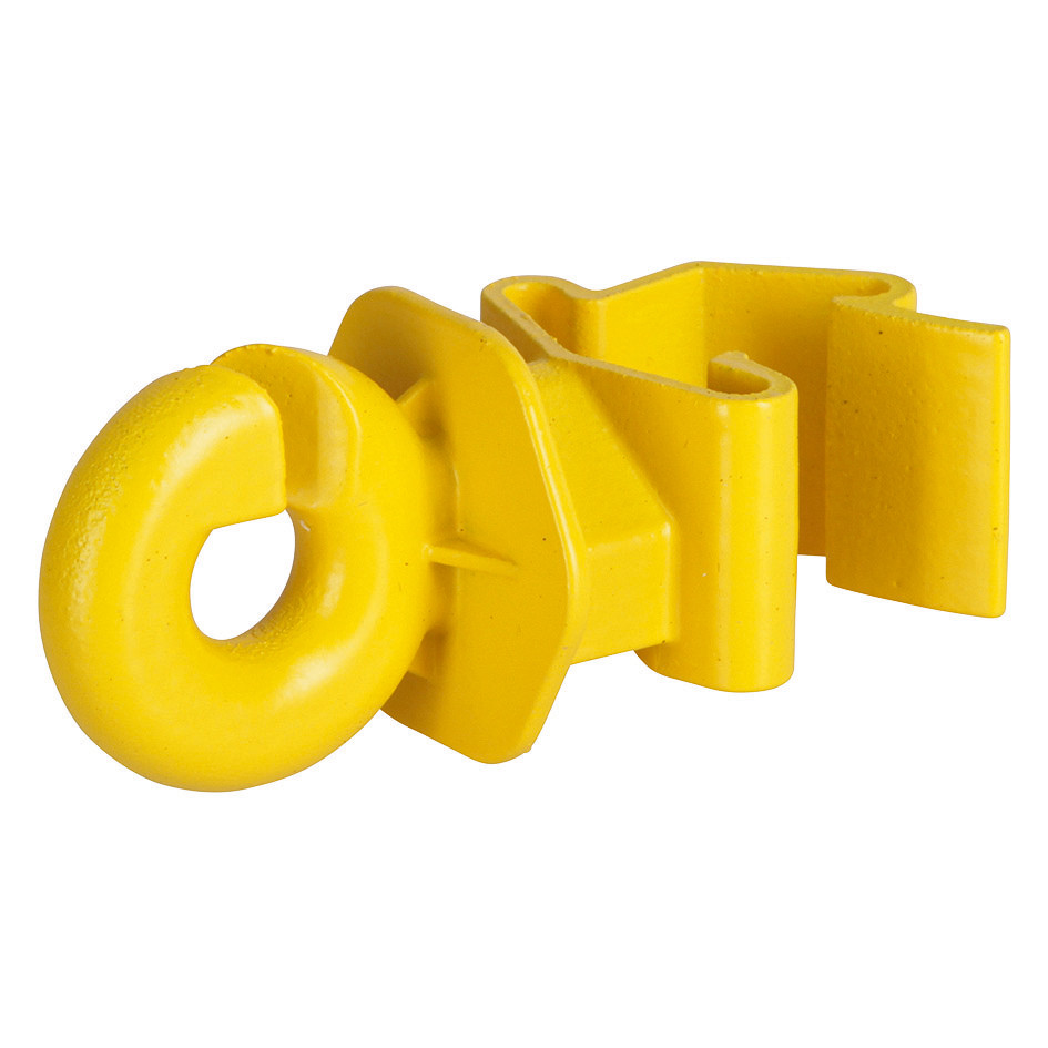 T-Post Ringisolator gelb, 25 Stück